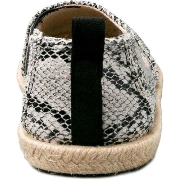 Sugar Womens Evermore Denim Flats Espadrilles B/W 8 Medium (B,M) - Picture 3 of 3